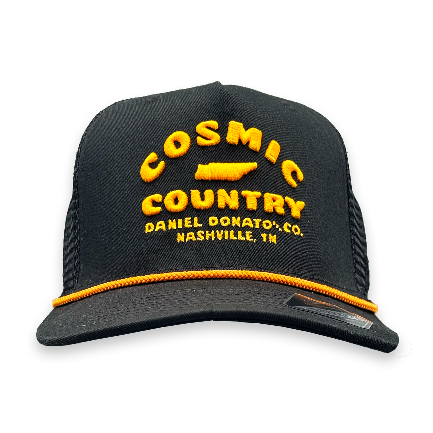 The Classic C.C. Trucker | Black – The Daniel Donato Store display picture 2