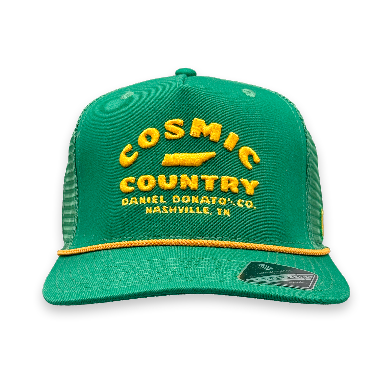 The Classic C.C. Trucker | Green – The Daniel Donato Store display picture 3