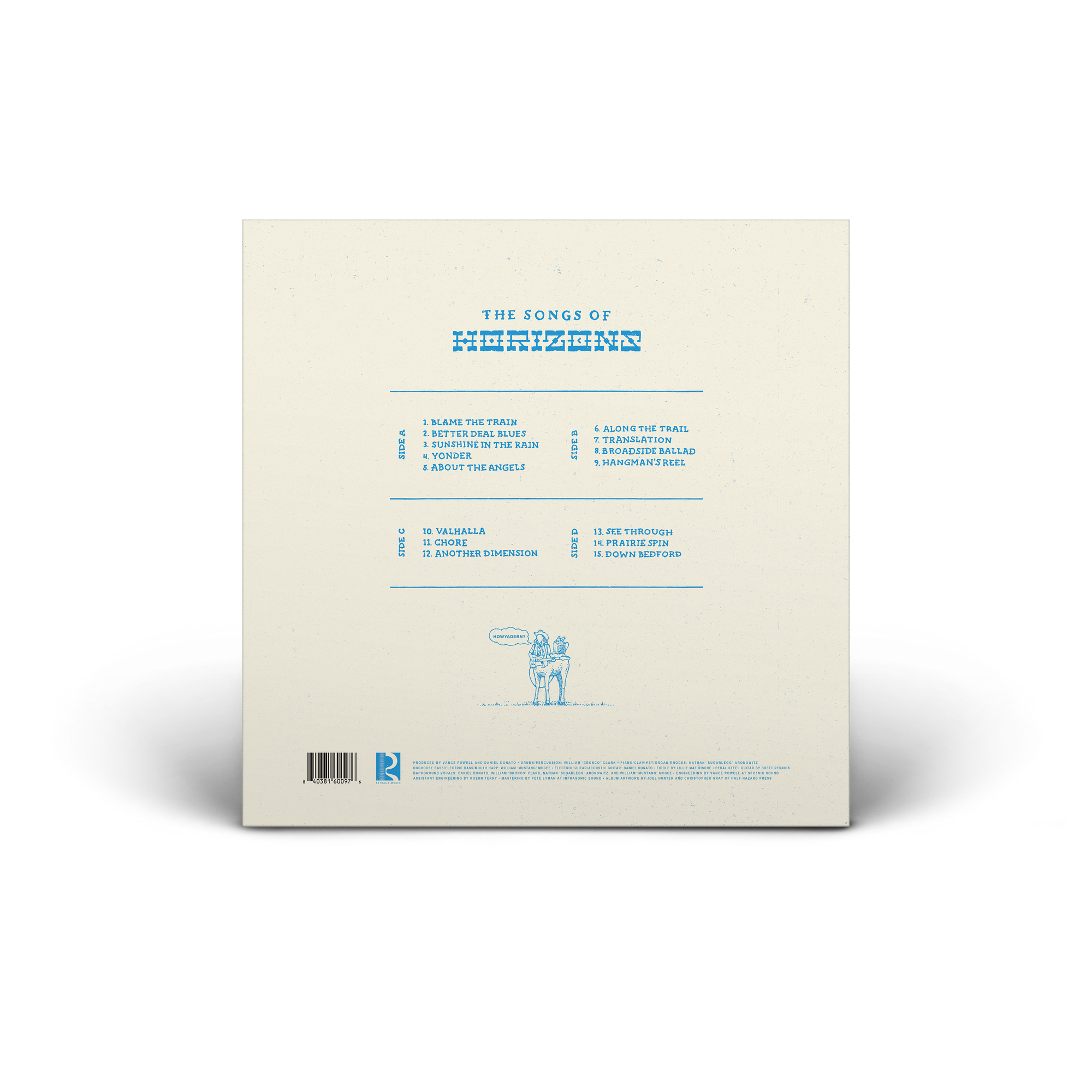 Horizons Vinyl | Clear Blue