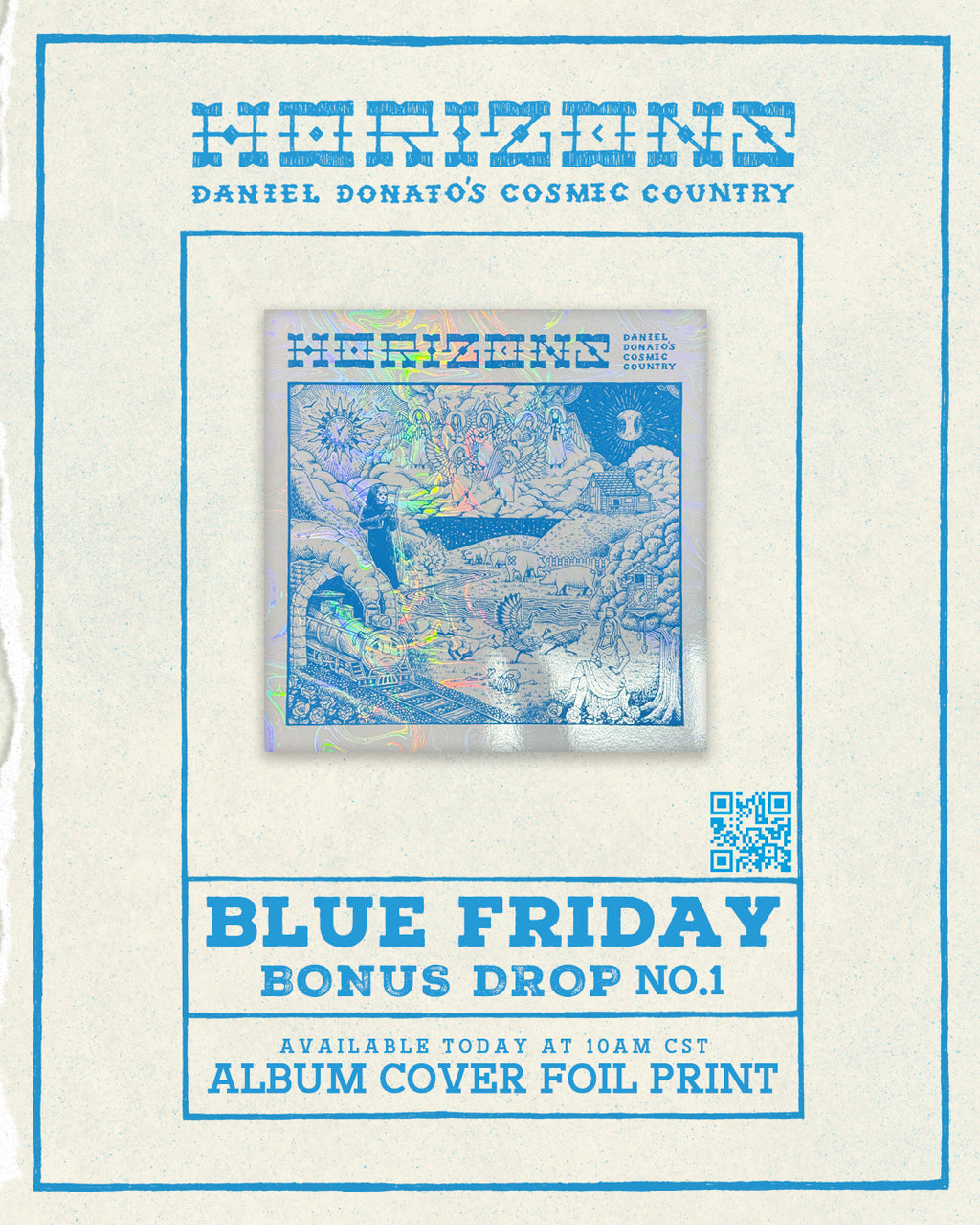 Horizons Album Cover | Swirl Foil