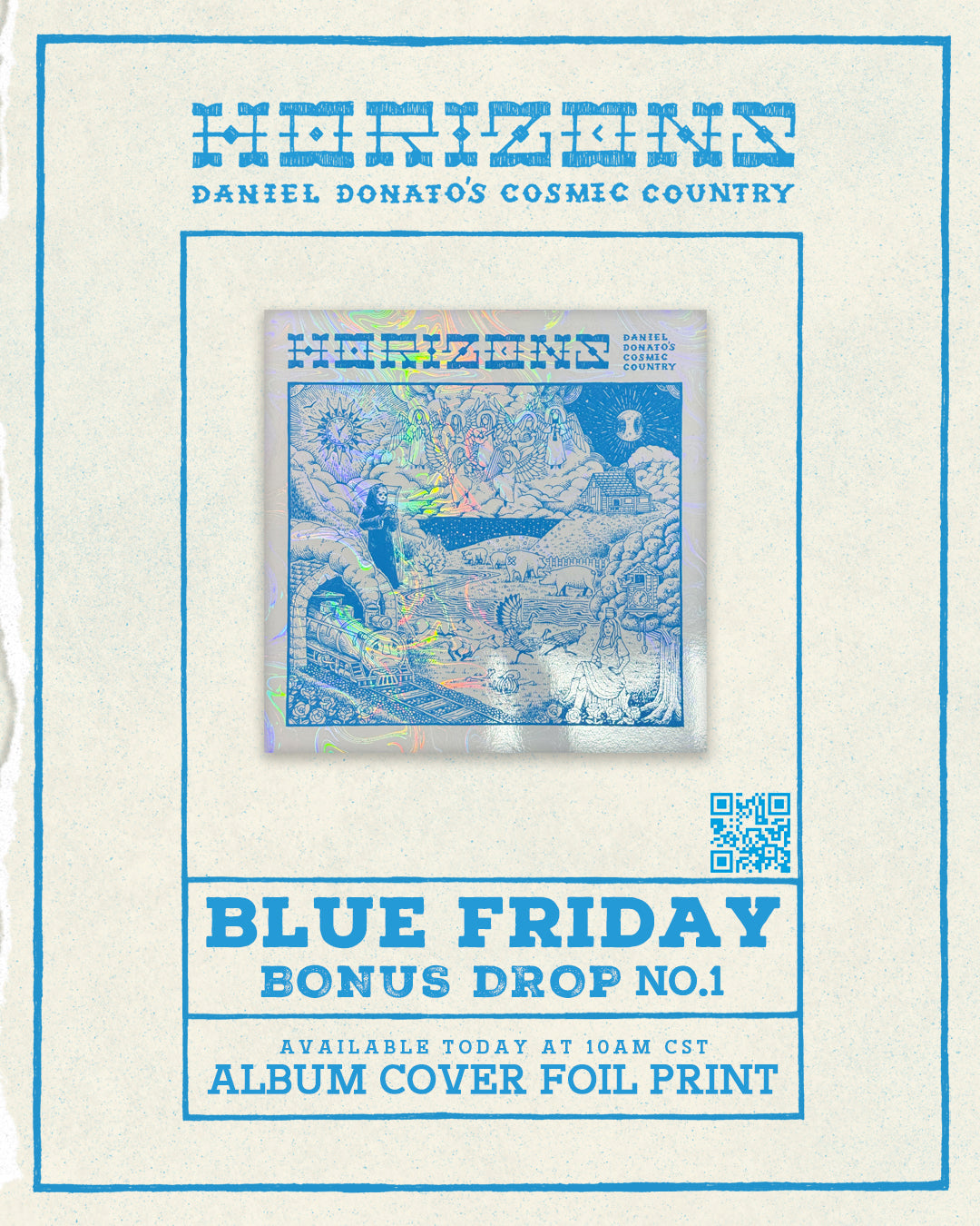 Horizons Album Cover | Swirl Foil