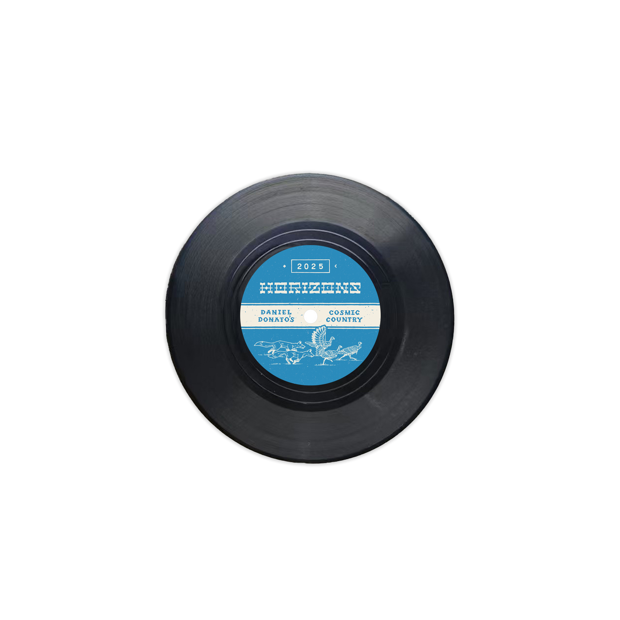Horizons Vinyl Record Coaster
