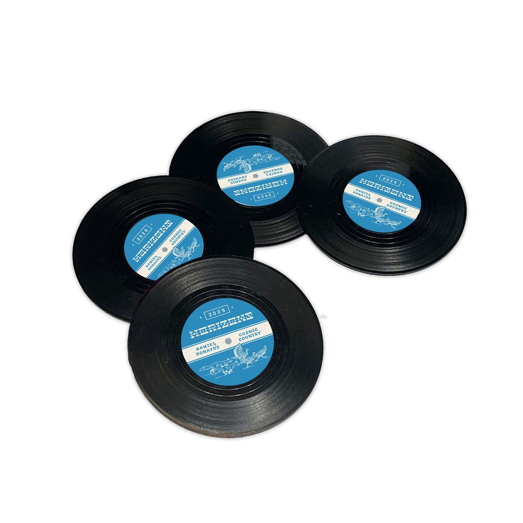 Horizons Vinyl Record Coaster