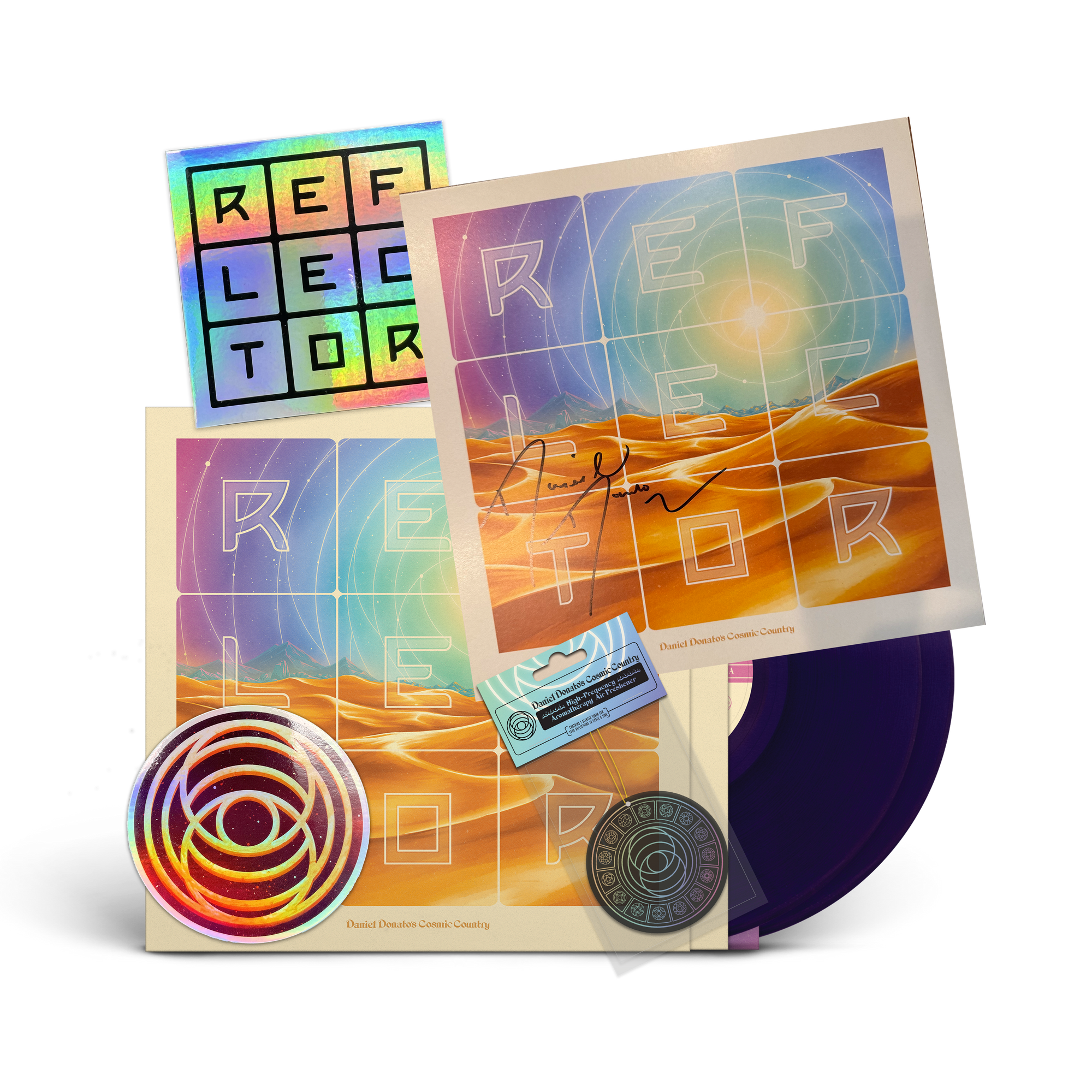 Reflector Vinyl Limited Edition Bundle With Hand Signed Print