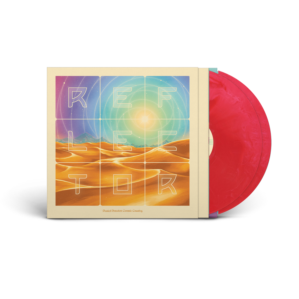 Reflector Vinyl | Red-Pink Handpour