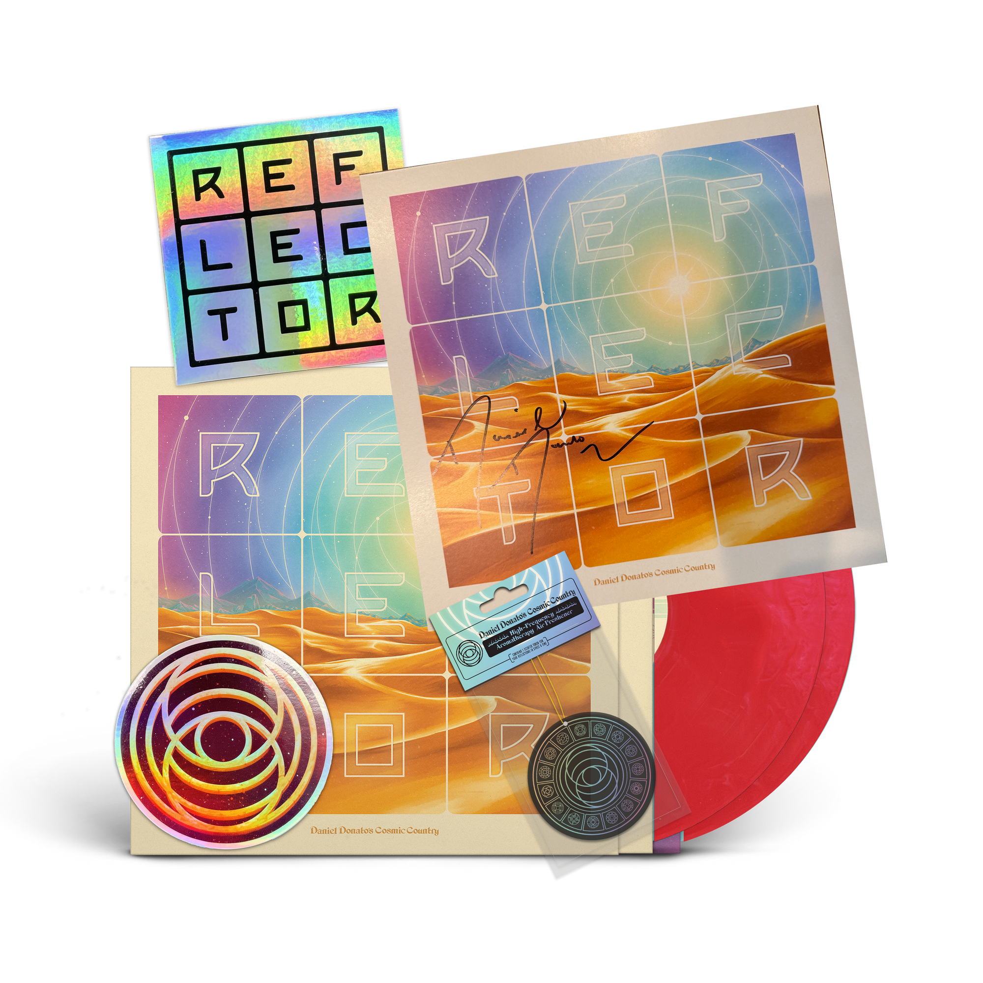 Reflector Vinyl Limited Edition Bundle With Hand Signed Print
