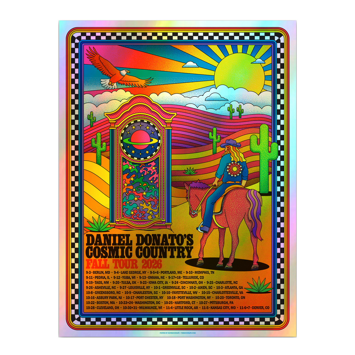 Fall '26 Tour Poster Foil