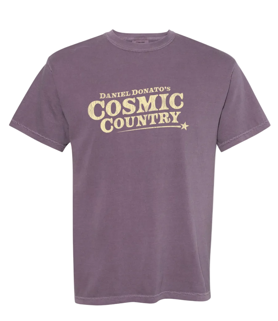 Cosmic Country Shooting Star Logo Tee Wine