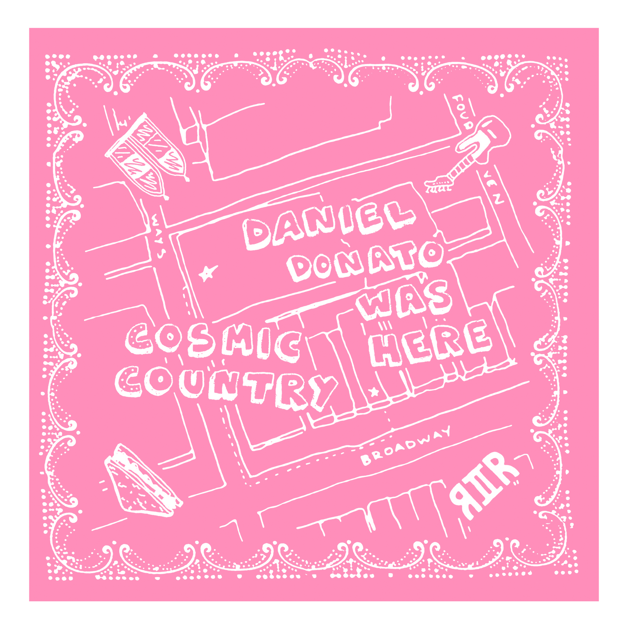 Ryman To Roberts Pink Bandana