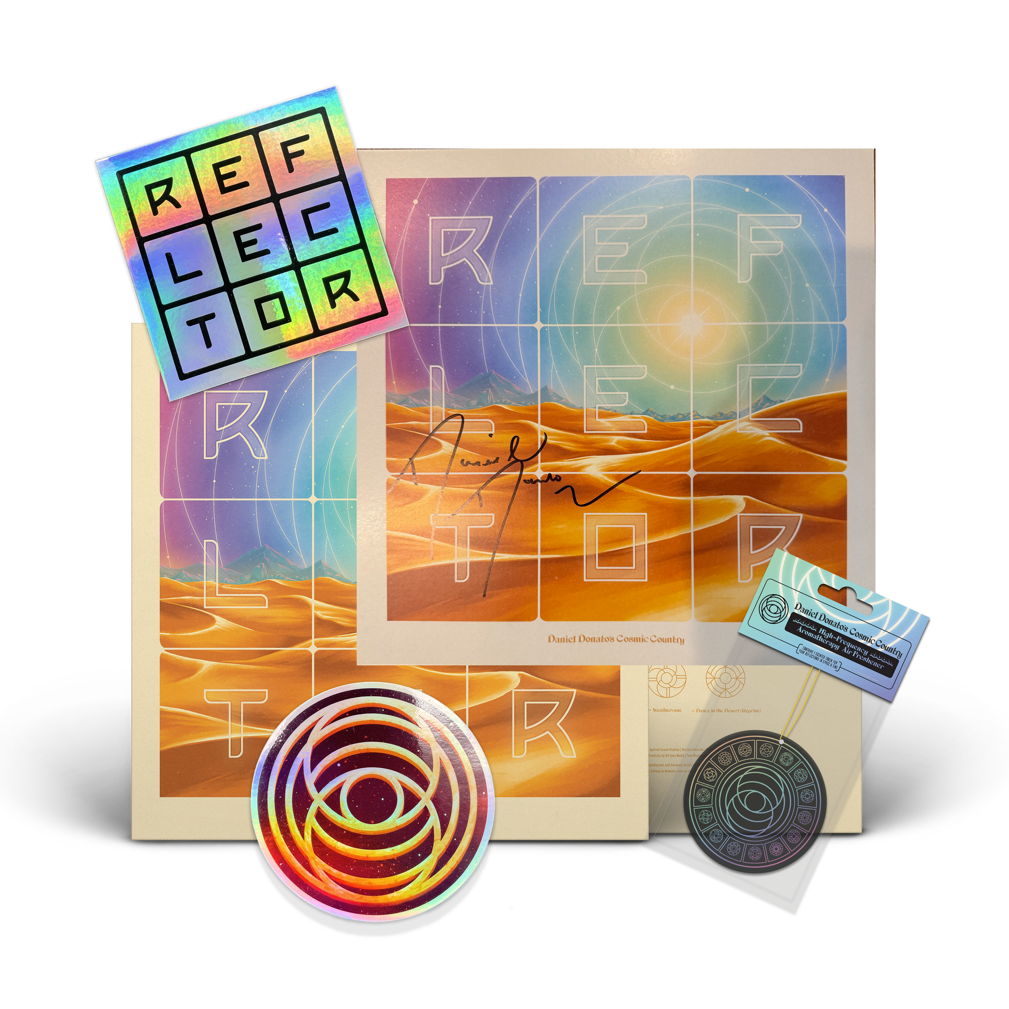 Reflector Vinyl Limited Edition Bundle With Hand Signed Print