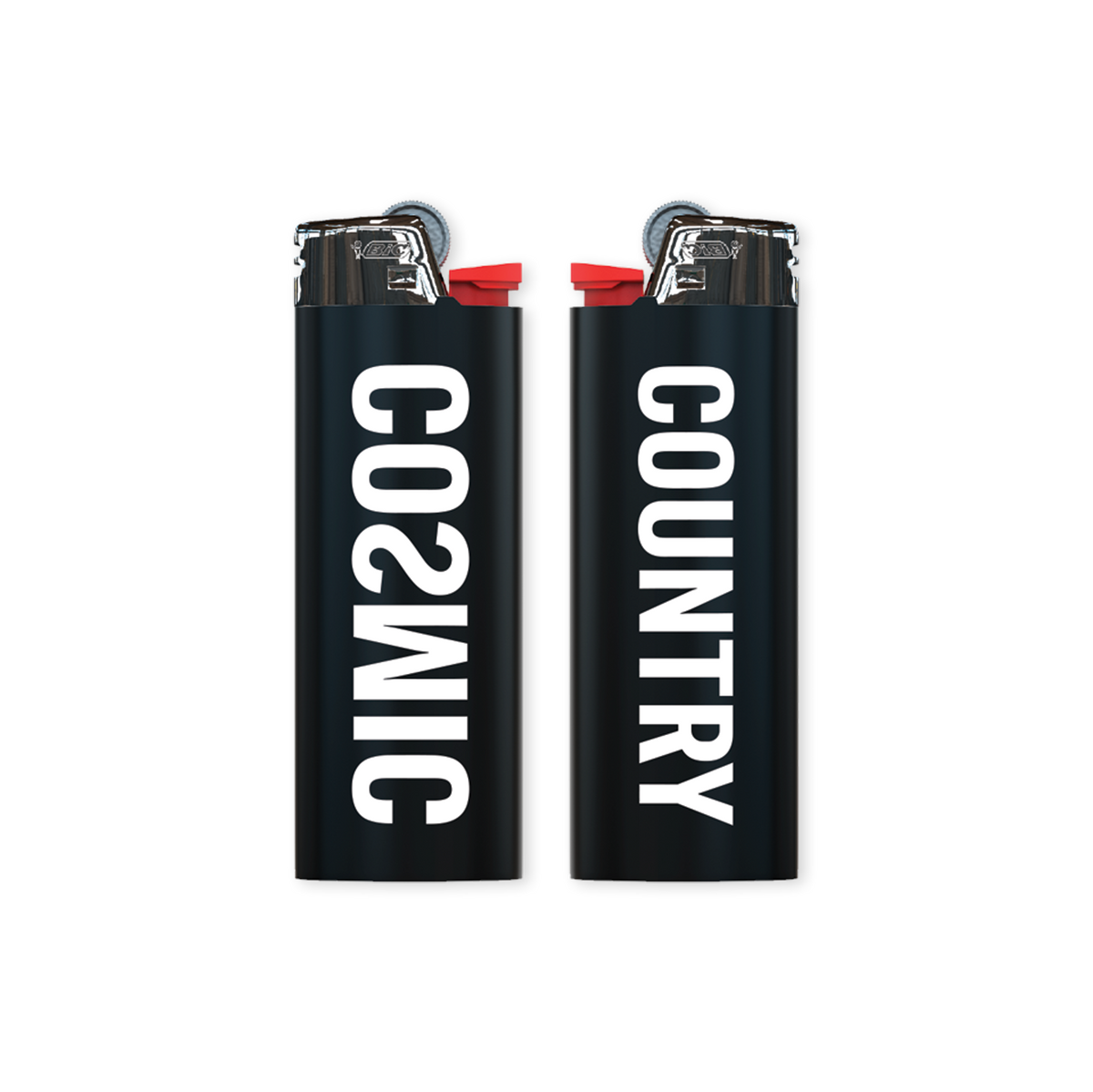 Cosmic Country Reflected Custom Bic Lighter