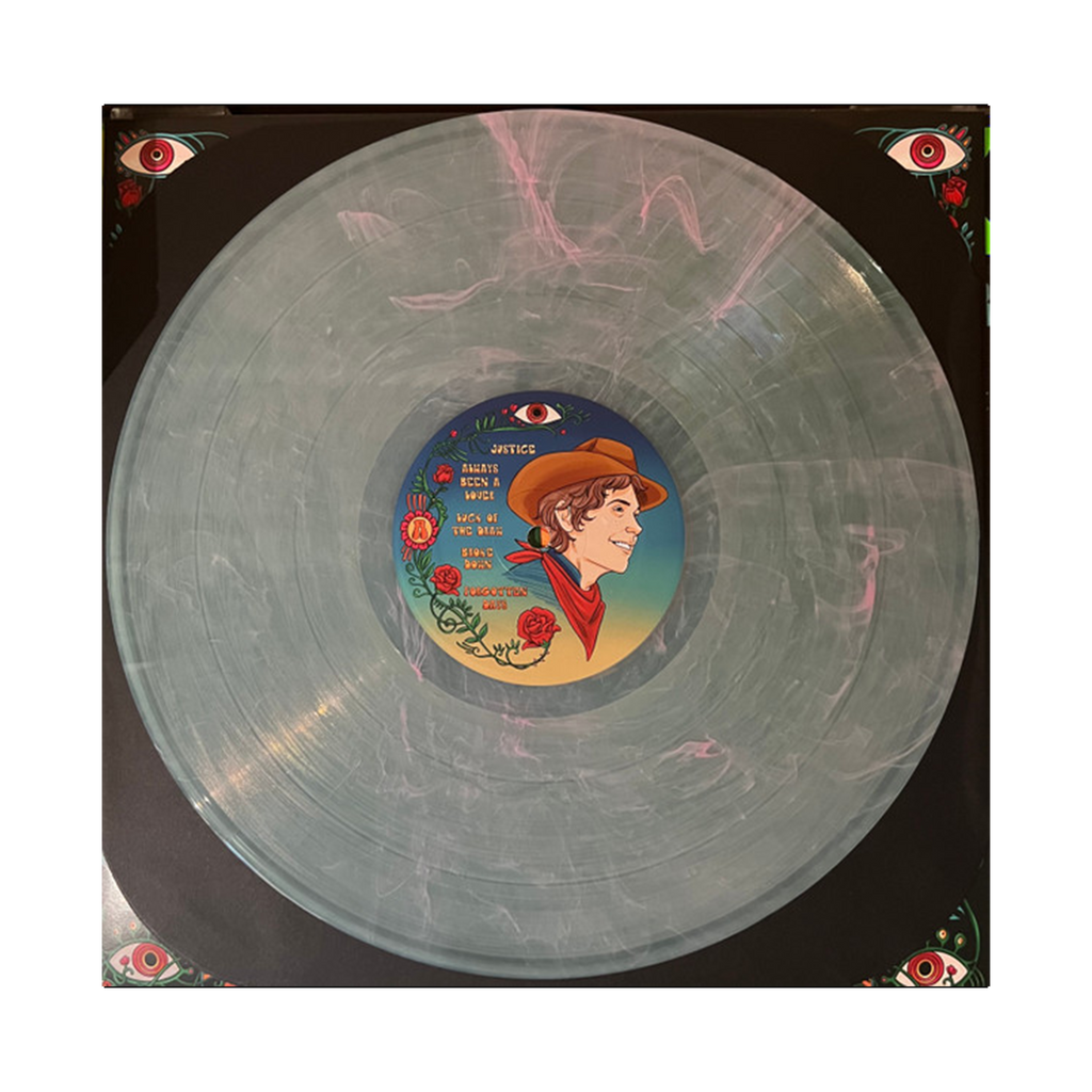 A Young Man's Country Vinyl | Coke Bottle Clear with Pink Swirl